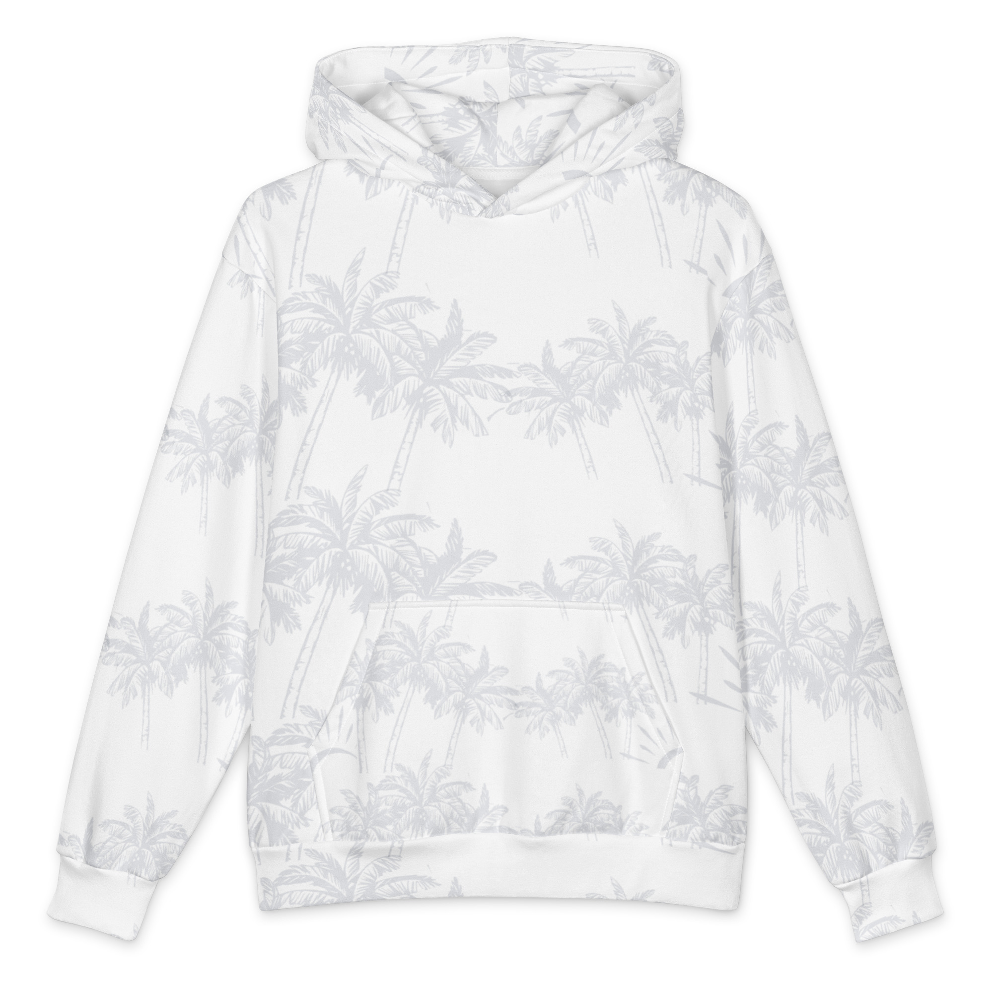 all-over-print-oversized-cotton-hoodie-white-front-6a6b91249155b.jpg Southern Aloha - Oversized Cotton Hoodie - Image 1