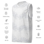 Southern Aloha - Recycled unisex basketball jersey - Image 8