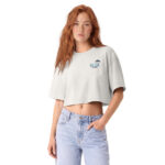 Women’s dye cropped tee