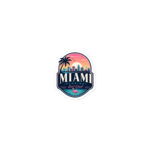 Southern Aloha - Miami - Die-cut stickers - Image 3