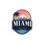Southern Aloha - Miami - Die-cut stickers - Image 5