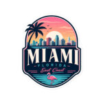 Southern Aloha - Miami - Die-cut stickers - Image 6
